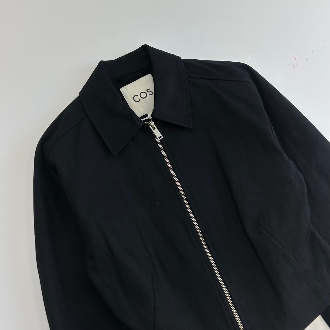 Cos 코스 데드스탁 블랙 코튼 자켓 상품이미지4