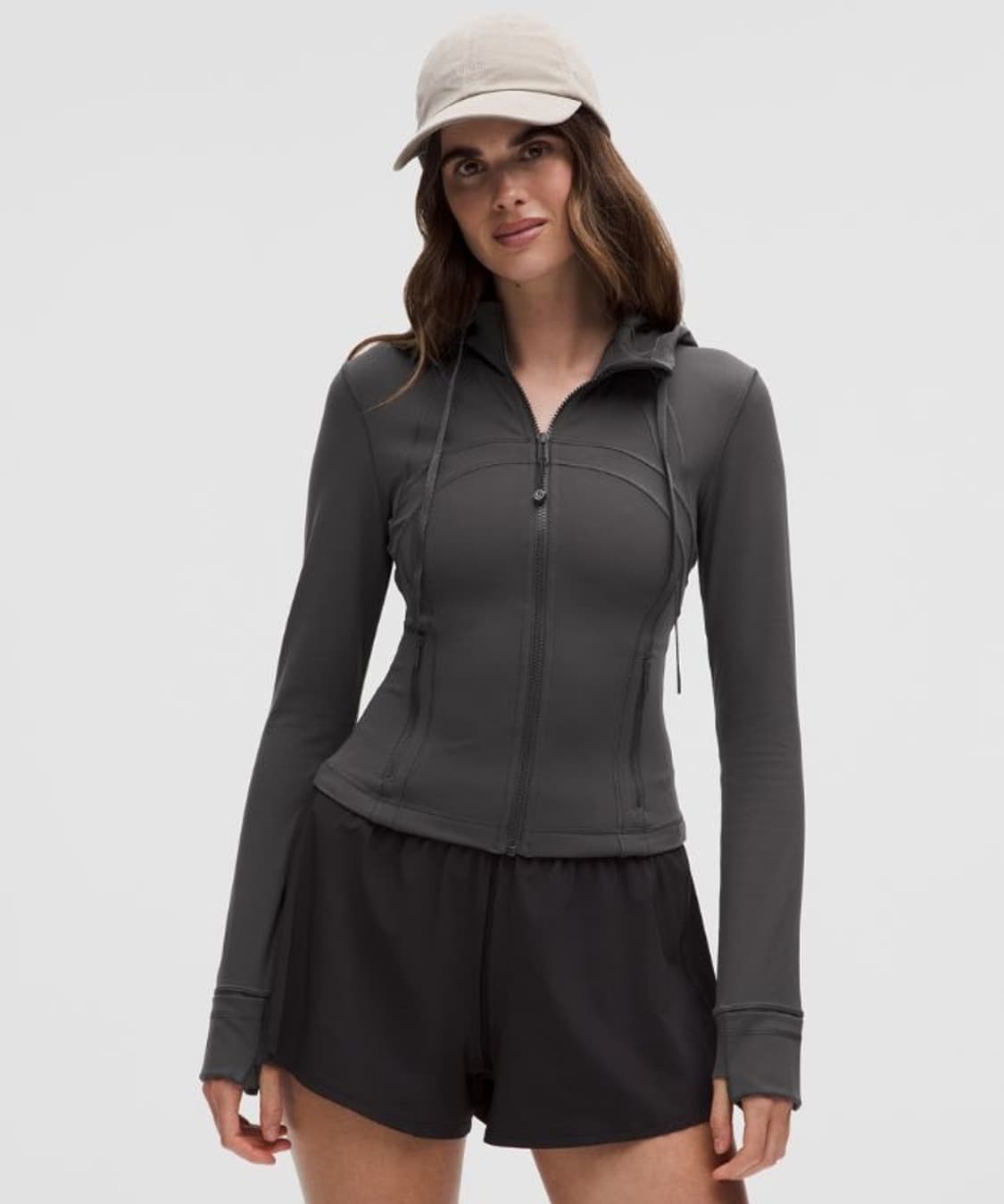 룰루레몬 디파인 크롭 후드 재킷 (그래파이트 그레이) 상품이미지2