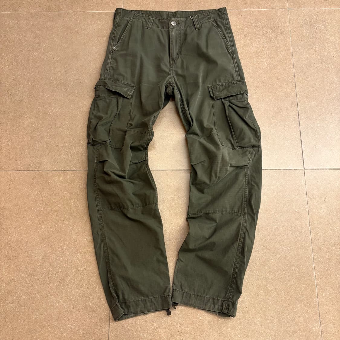 빈티지 칼하트 올리브 카고 팬츠 상품이미지1