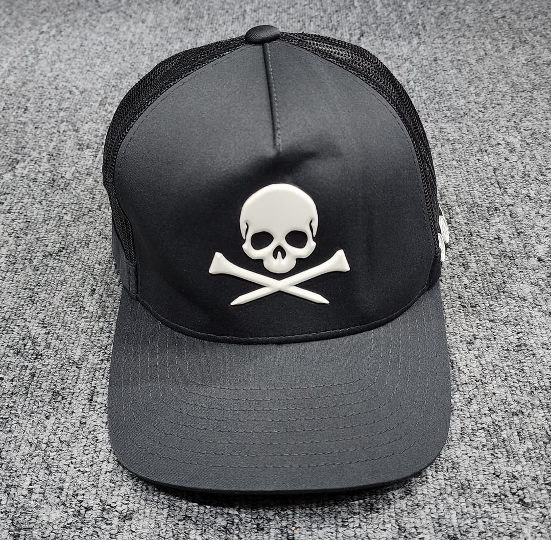 지포어 스컬 해골 트러커 메쉬 볼캡 모자 상품이미지2