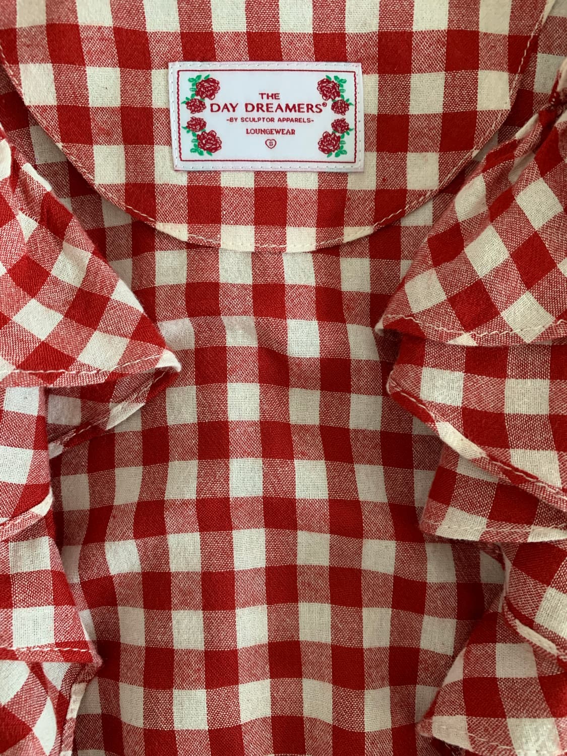 스컬프터 cottage blouse red 상품이미지2