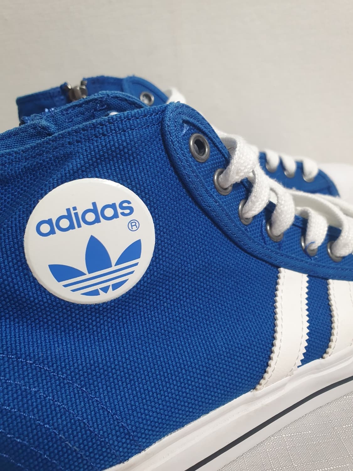 265mm 아디다스 x 니고 슈팅스타 캔버스 하이탑 다크 블루 스니커즈 상품이미지6