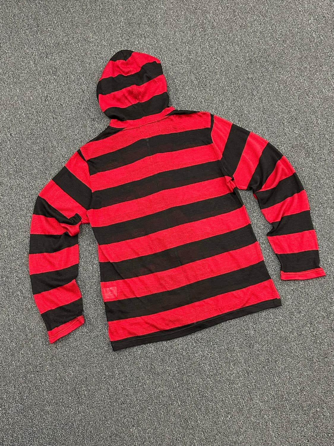 L)일본 빈티지 펑크 Y2K 스트라이프 후드집업 상품이미지3