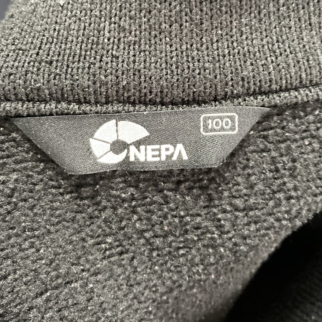 네파 남성기모플리스집업자켓 블랙 100  상품이미지4