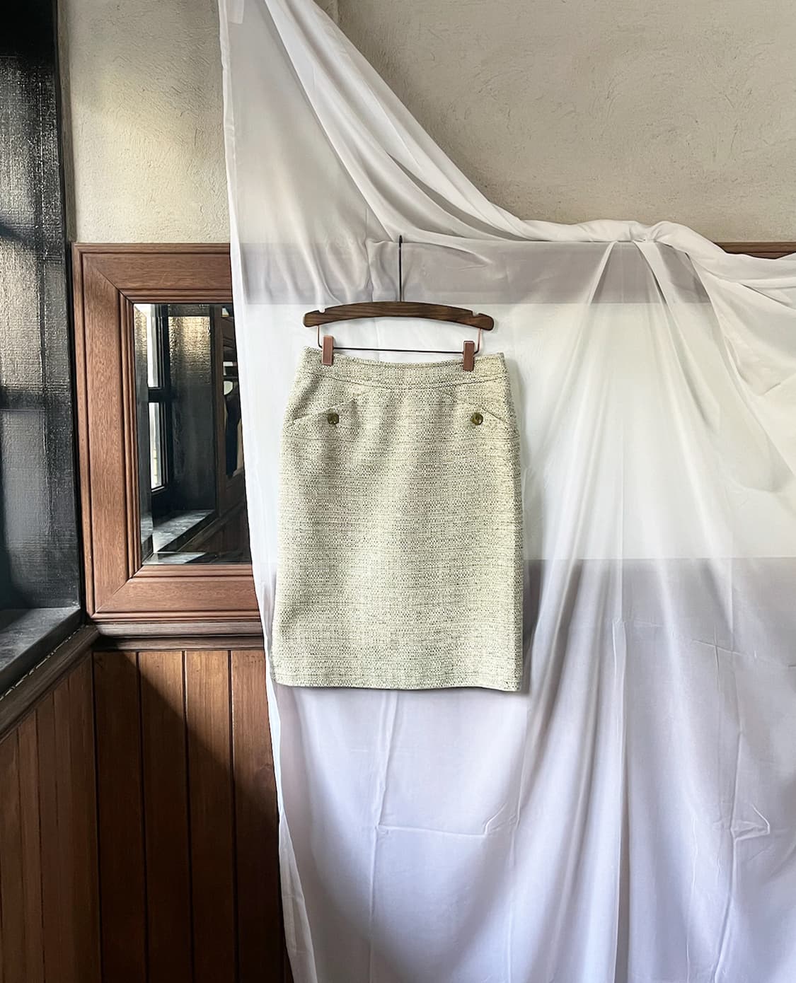 MAX MARA tweed pencil skirt 상품이미지4