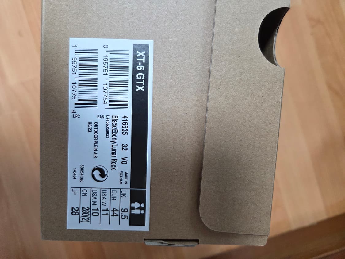 살로몬 xt6 고어텍스 에보니 상품이미지4