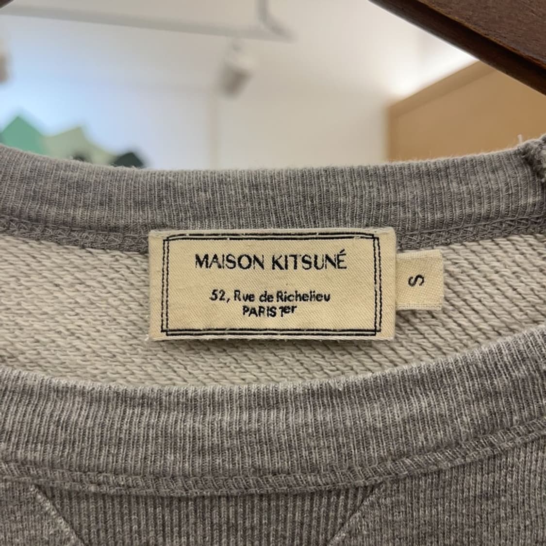 메종 키츠네 키치 멀티컬러 폭스패치 맨투맨 S C07625 상품이미지4