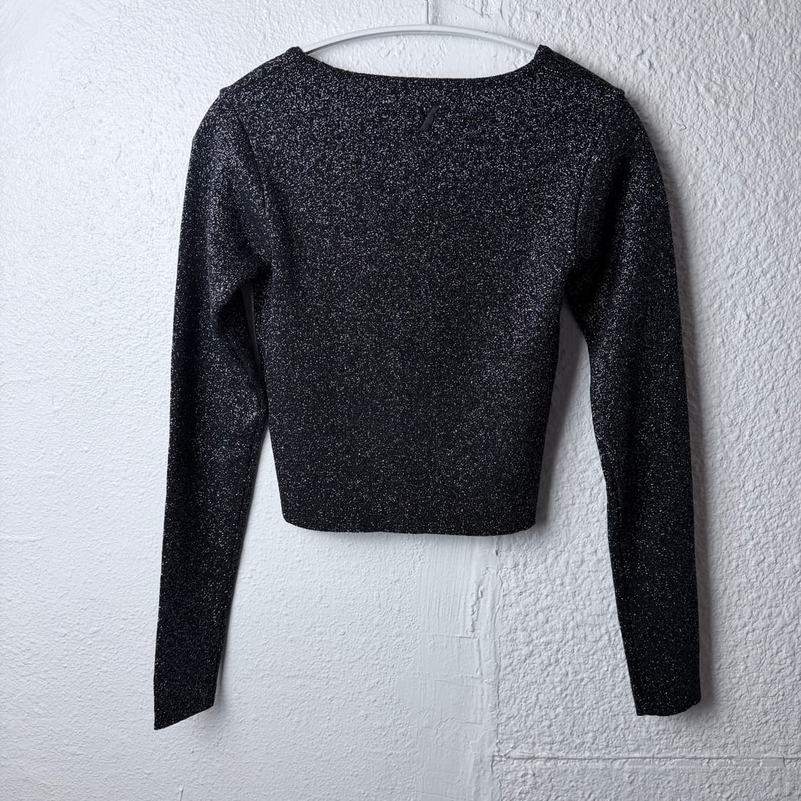유즈 WAVE LINE GLITTER METAL KNIT TOP 상품이미지8