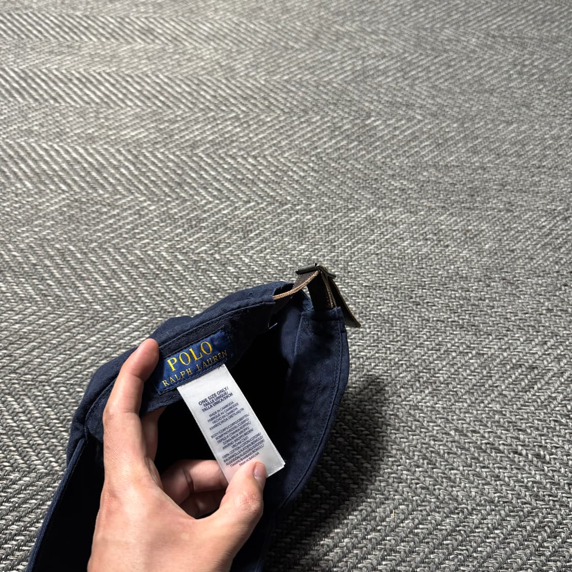 폴로랄프로렌 빅포니 디몬트 치노 네이비 볼캡 OS 상품이미지4