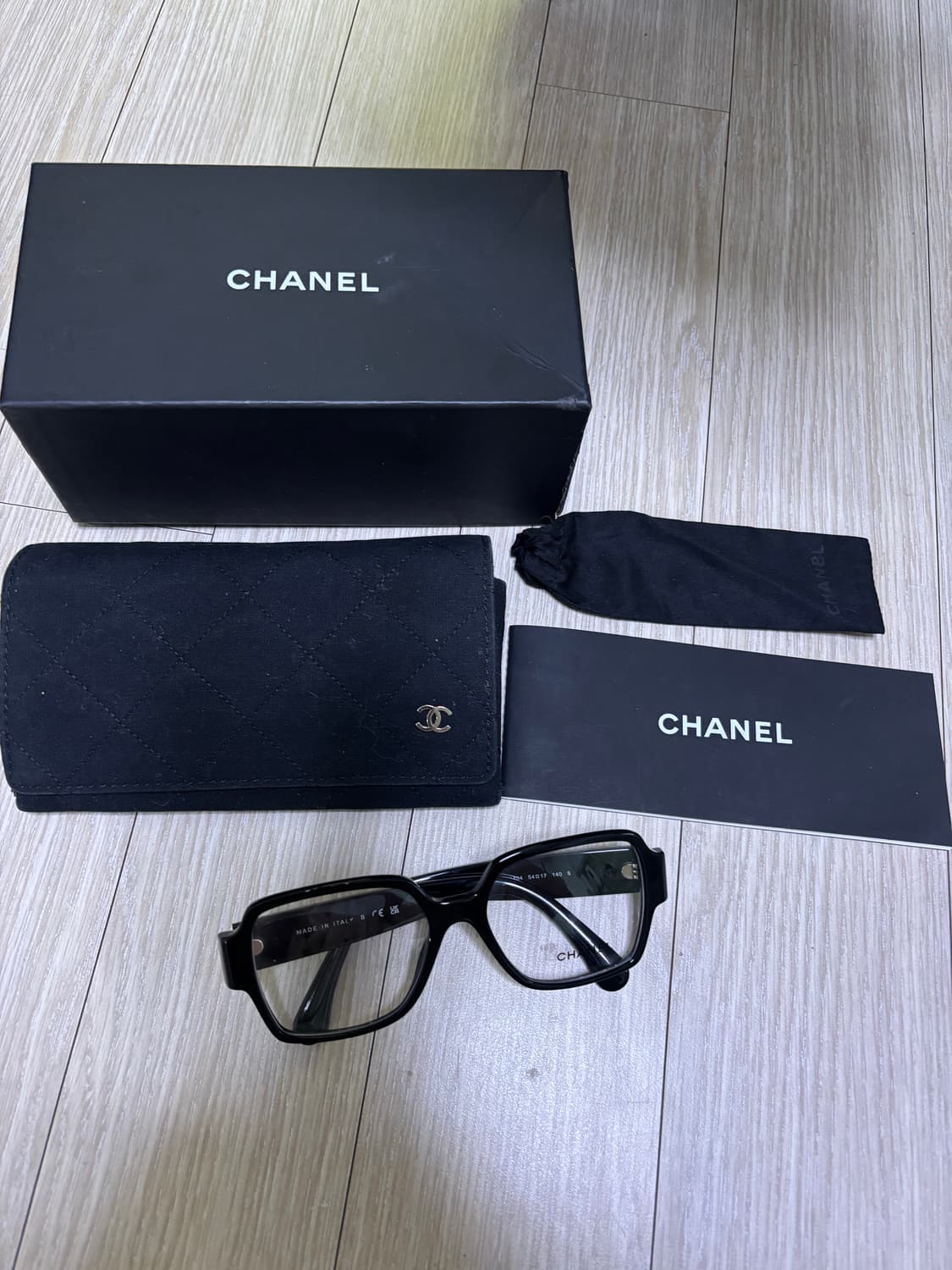 샤넬 스퀘어 안경 상품이미지2