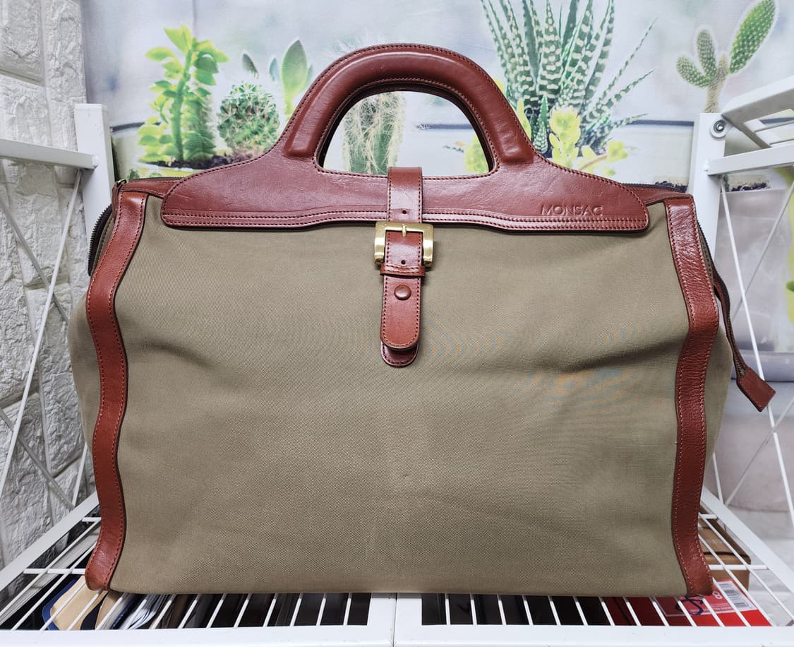 몽삭 빈티지 남성 보스턴백 캔버스 출장 여행가방 토트백 OC97 상품이미지1