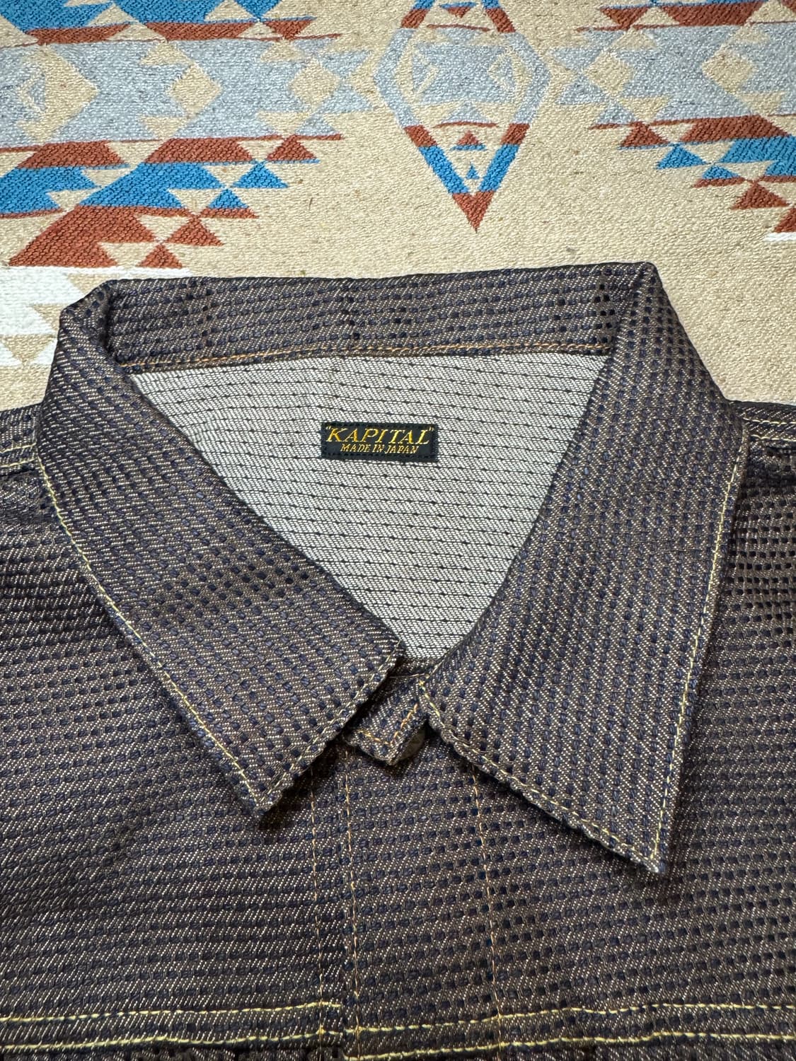 [4][XL] 캐피탈 센츄리 데님 1st 자켓 N5S 브라운 상품이미지2