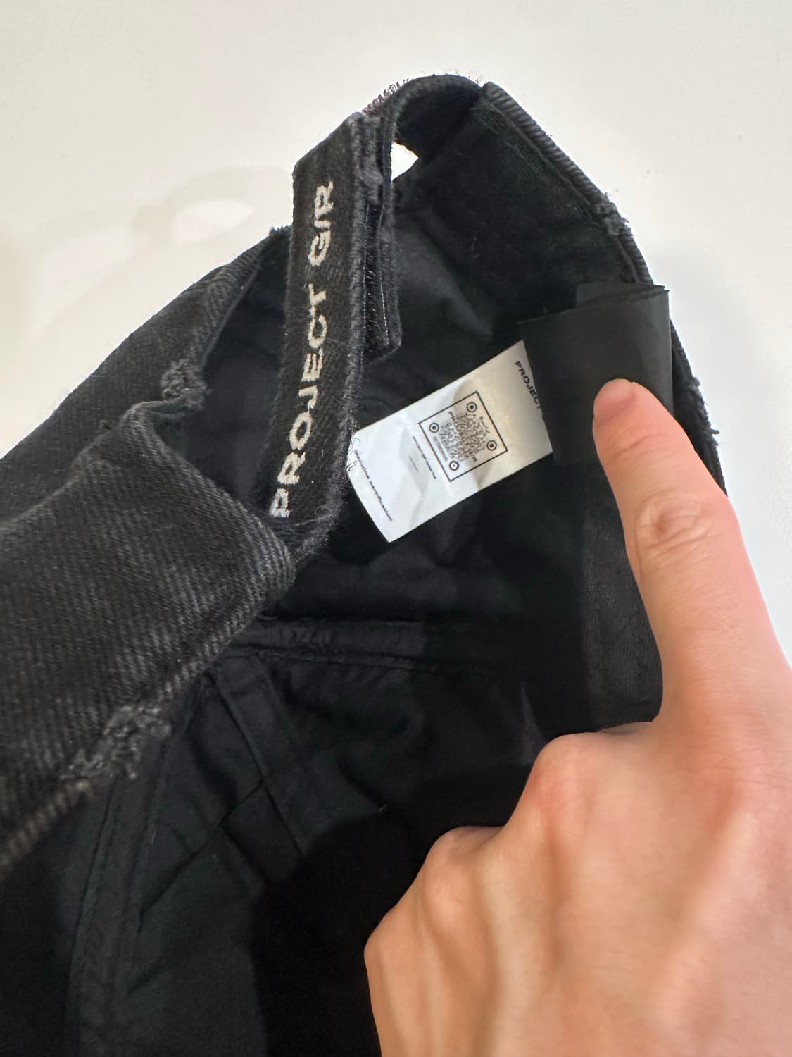 프로젝트 gr 크래쉬드 볼캡 블랙 상품이미지2