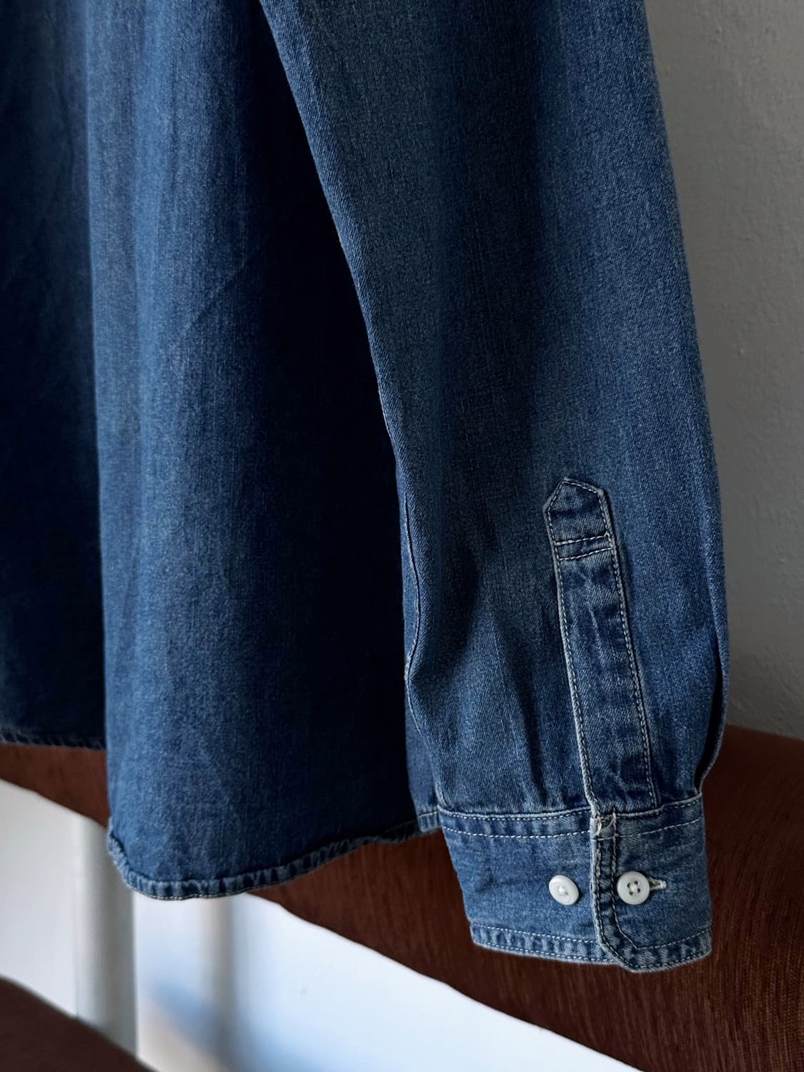 Cotton denim L/S work shirt 상품이미지5