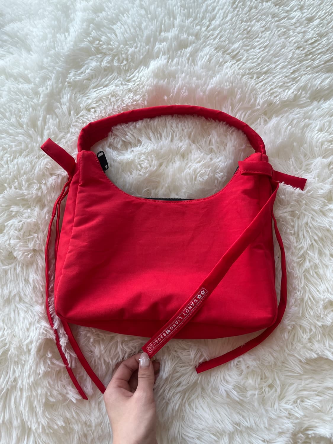 (새상품) Sandy Liang X Baggu 샌디리앙 바쿠 보우 미니백 상품이미지2