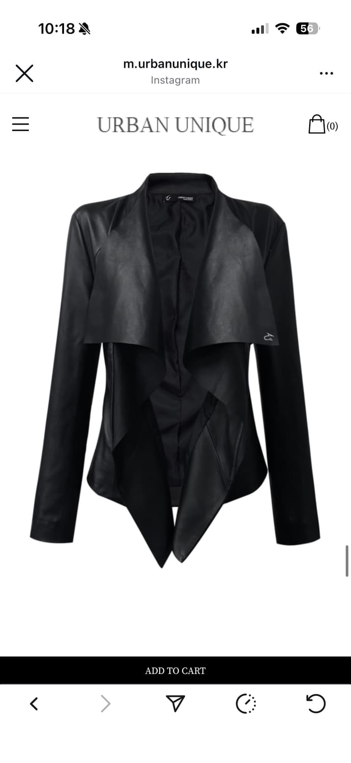 어반유니크 램스킨 레더 자켓 상품이미지1