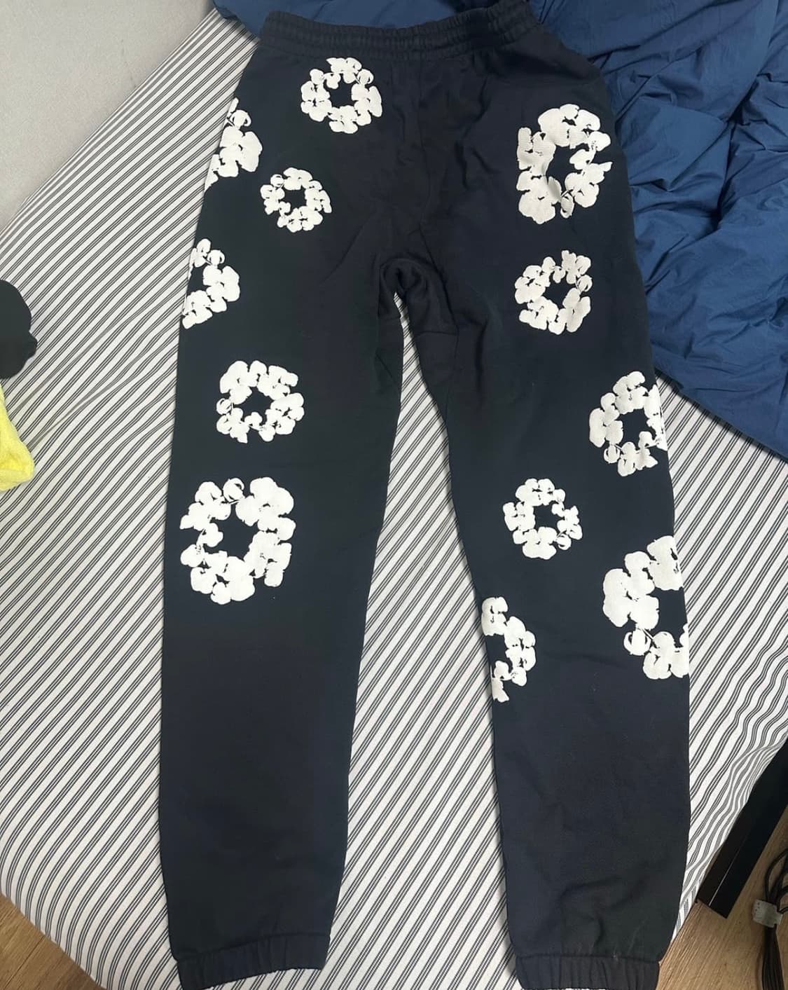 데님티어스 코튼 스웻팬츠 블랙 M 상품이미지1