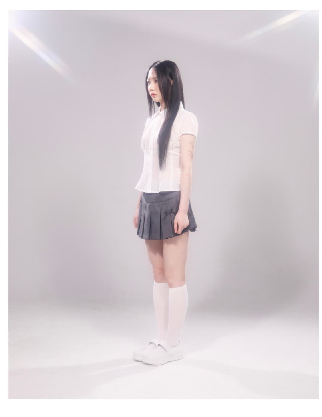 페르트 레나 블라우스 화이트 M 상품이미지5