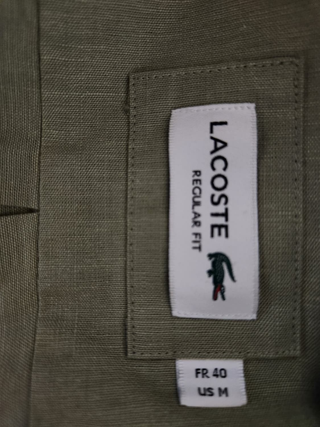 라코스테 샴브레이 셔츠 4사이즈(100) 상품이미지4