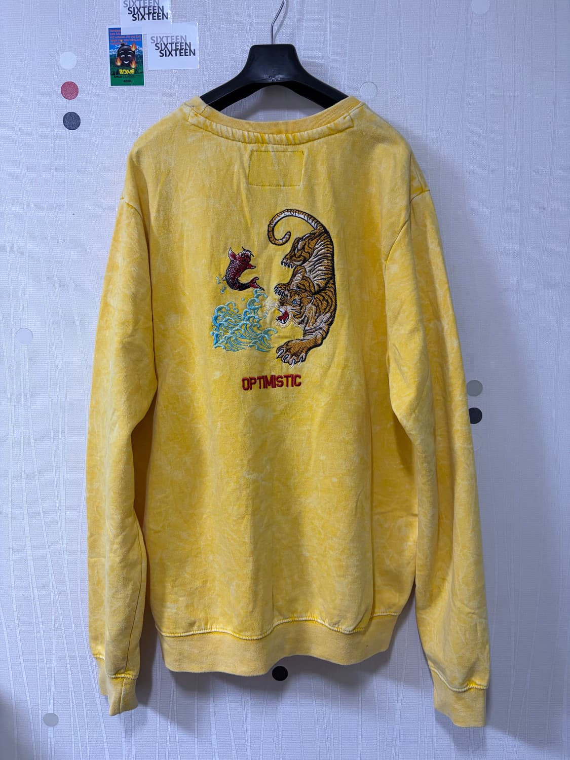 빈티지 Blind Rooster 호랑이 자수 맨투맨 XL 상품이미지1