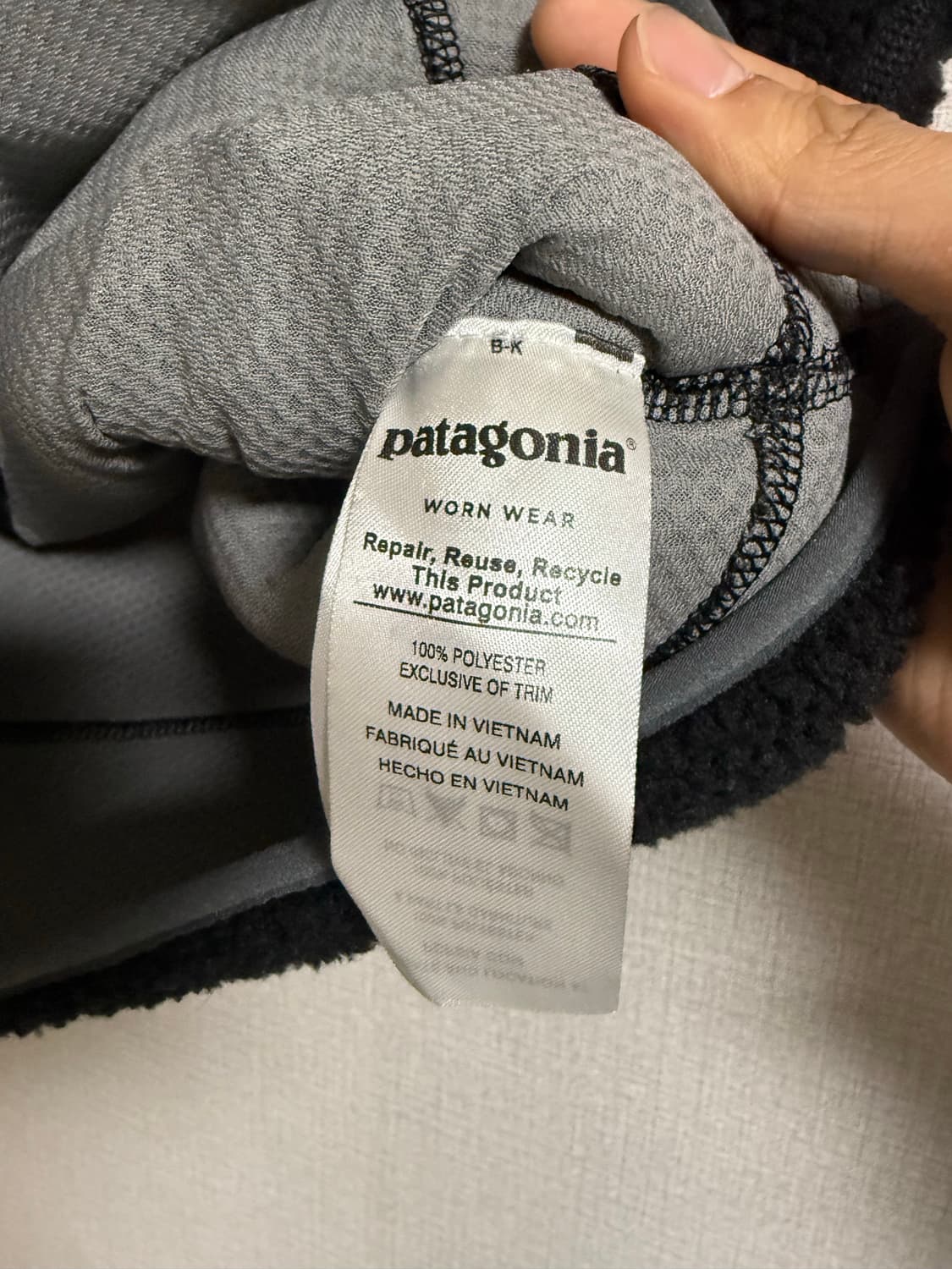 파타고니아 레트로X 플리스 집업 베스트 블랙  남여공용  상품이미지4