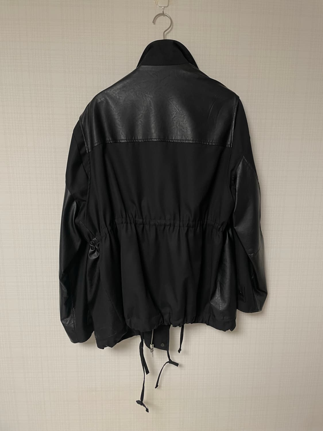 24ss 유스 패널 오버사이즈 필드 자켓 레더 상품이미지2