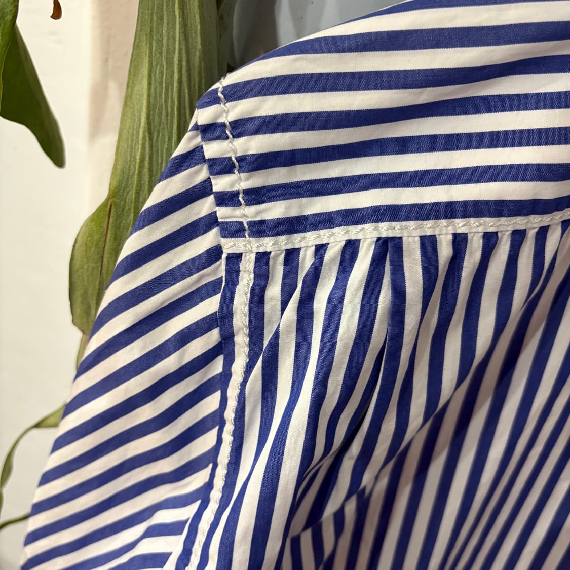 꼼데가르송 옴므 블루 스트라이프 & 화이트 스티치 셔츠 상품이미지8