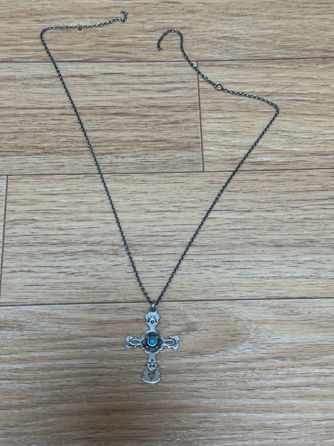 노스웍스 터키석 십자가 목걸이 상품이미지4