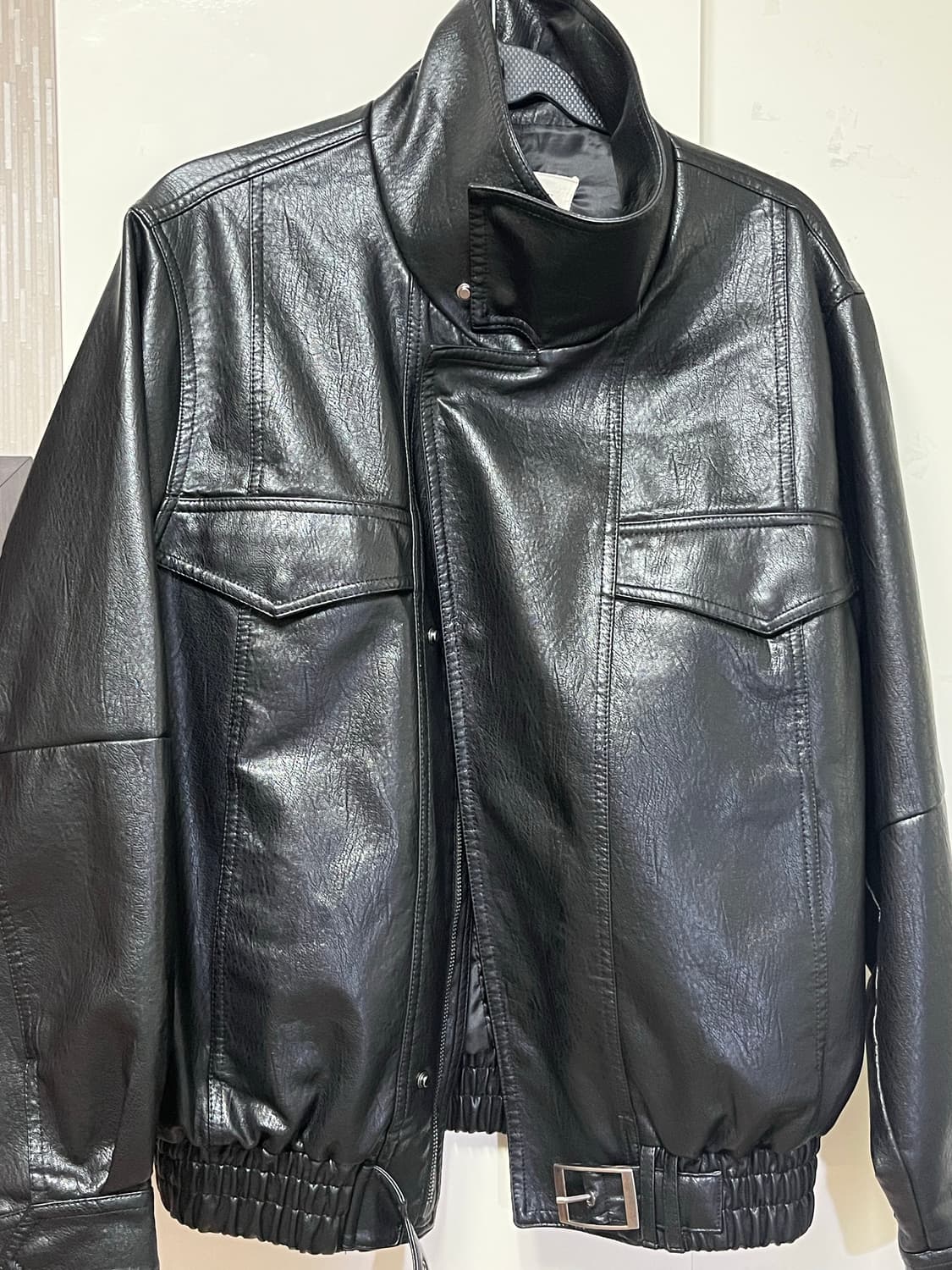 플리즈프로젝트 비건레더자켓 상품이미지4