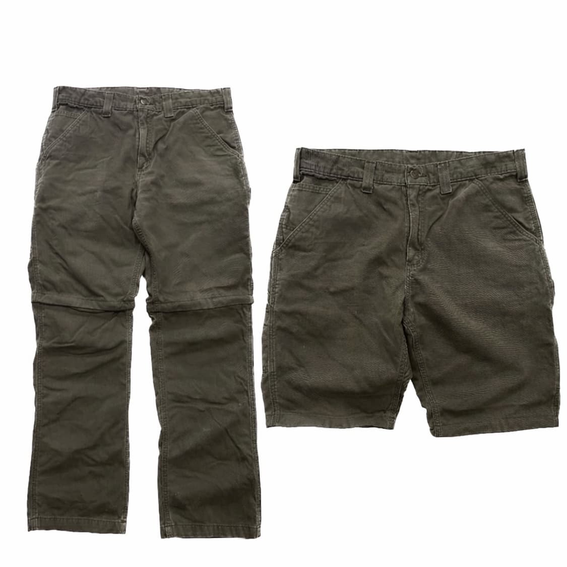 Carhartt 카펜터 B324 반바지 + 긴바지 컨버터블 커스텀 상품이미지2