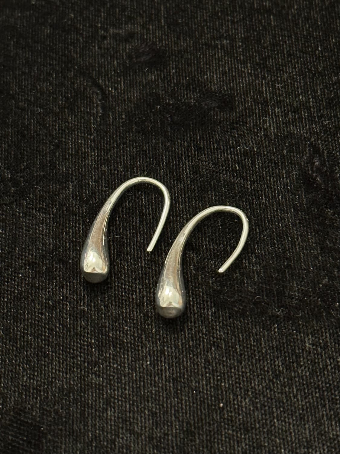 water drop 925silver earring 상품이미지1