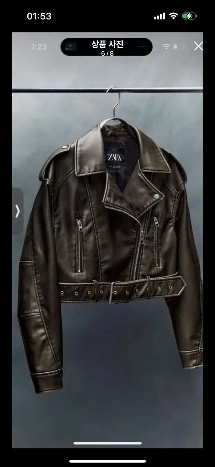 자라 라이더재킷 상품이미지5