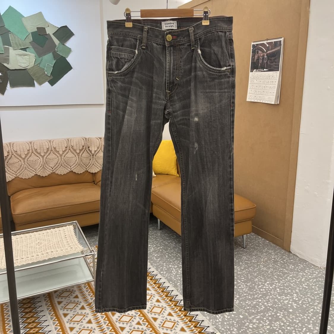 리바이스 시그니처 빈티지 데미지 워싱 데님팬츠 32인치 C10525 상품이미지3