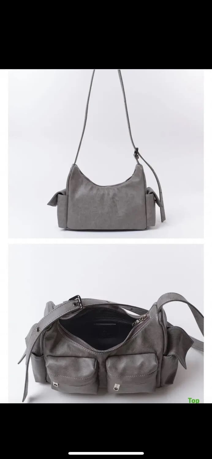 세이모온도 포켓 머그백 M 브러쉬드 그레이 (+더스트백) 상품이미지2