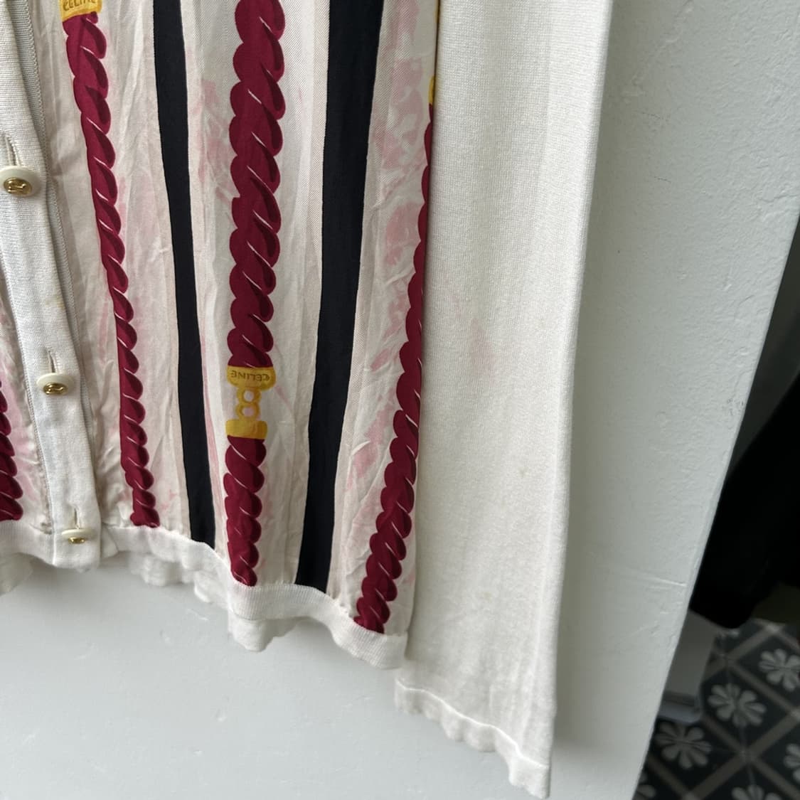 15903 - 셀린느 프린팅 버튼 가디건 상품이미지4