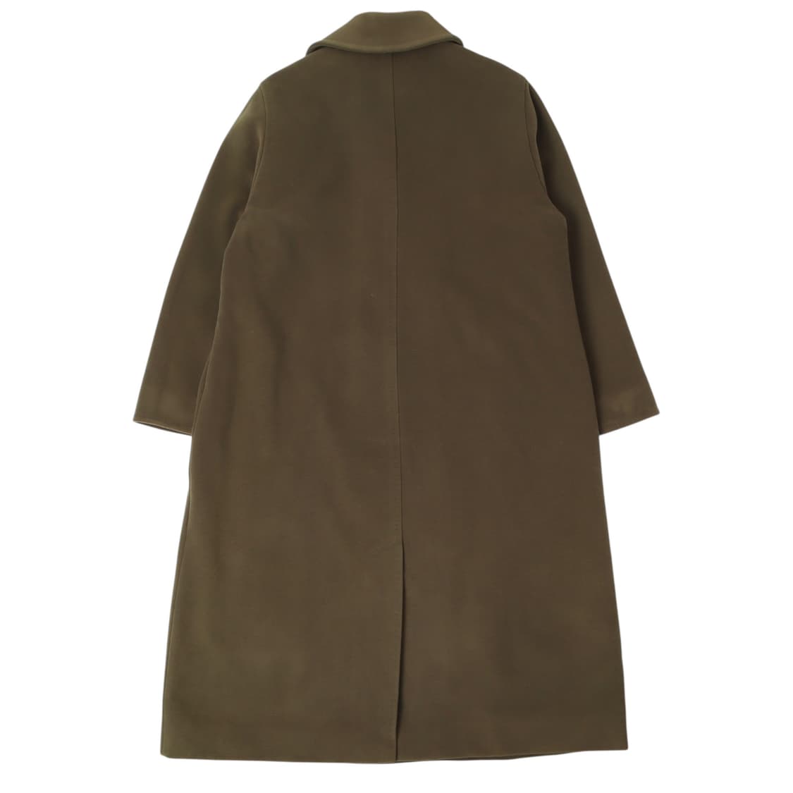 막스마라 카키 라펠카라 울 롱 코트 상품이미지5