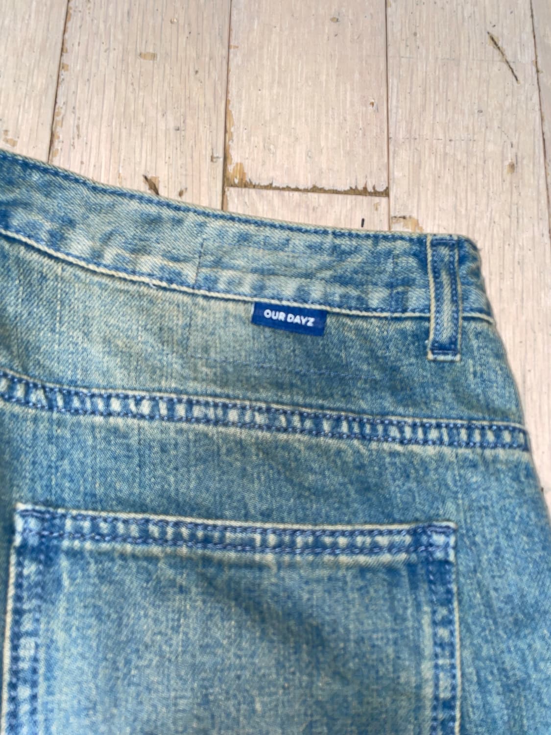 아워데이즈 와이드 데님 L 상품이미지5