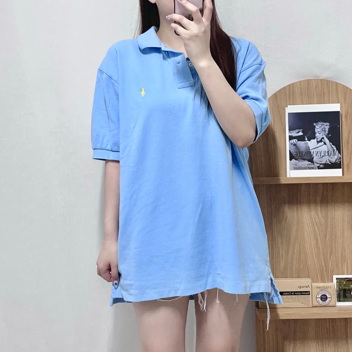 [정품] 폴로 소라 / 옐로우포니 반팔카라티 [ L ] 상품이미지3