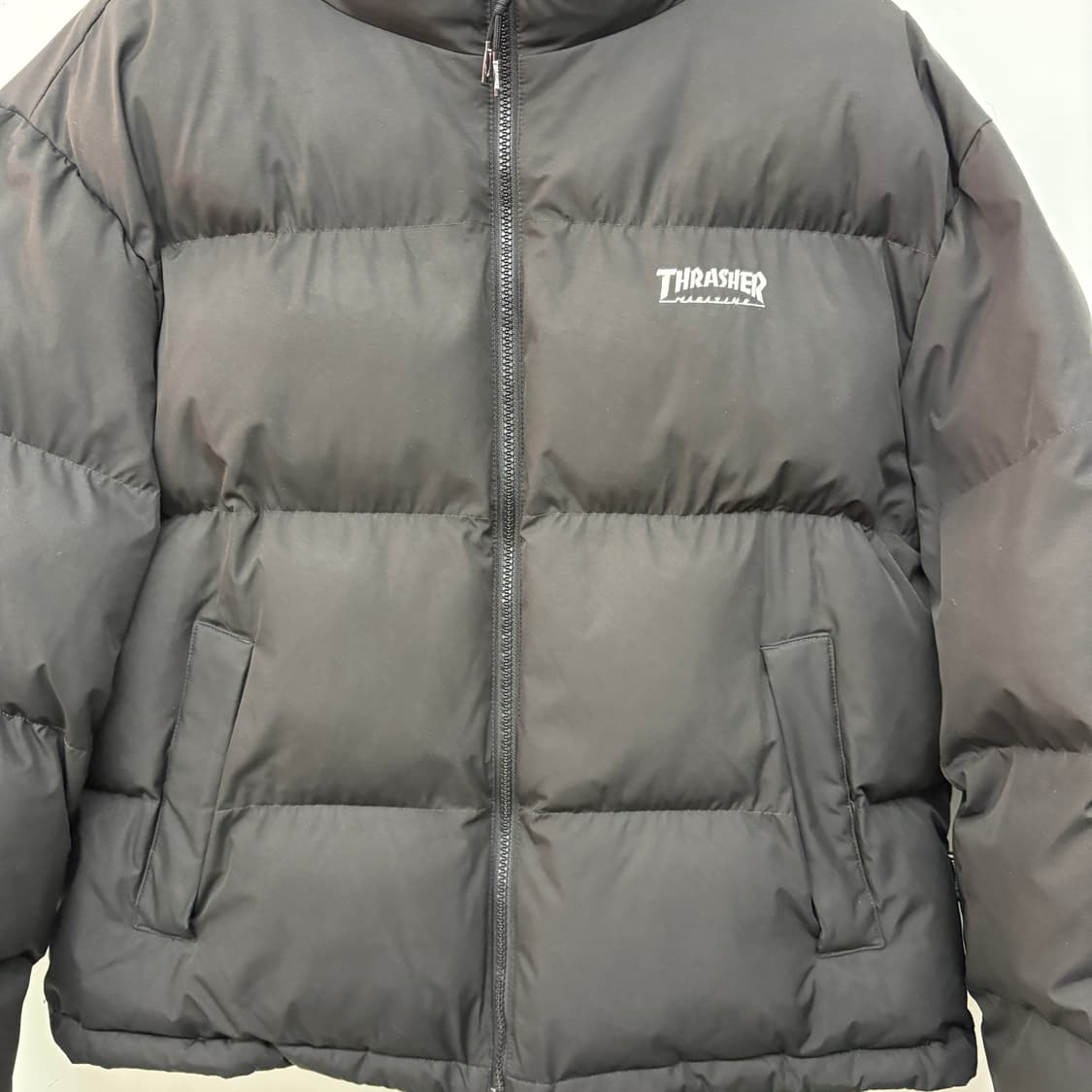 트래셔 블랙 푸퍼 패딩 점퍼 남/M 상품이미지2