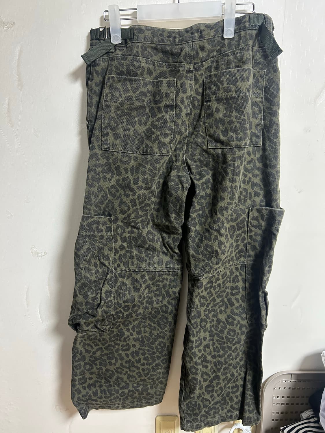 카락터 레오파드 카키 카고 팬츠 00 사이즈 상품이미지3