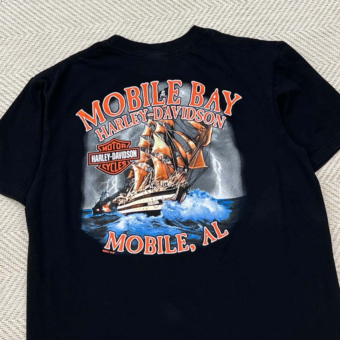 할리데이비슨 프린팅 반팔티 r3112 상품이미지4