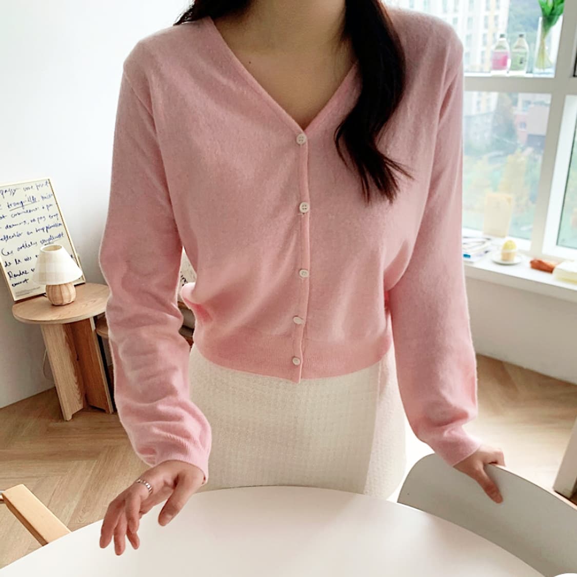 언유즈얼마켓(unum) 니트가디건 프리사이즈 새상품 상품이미지2