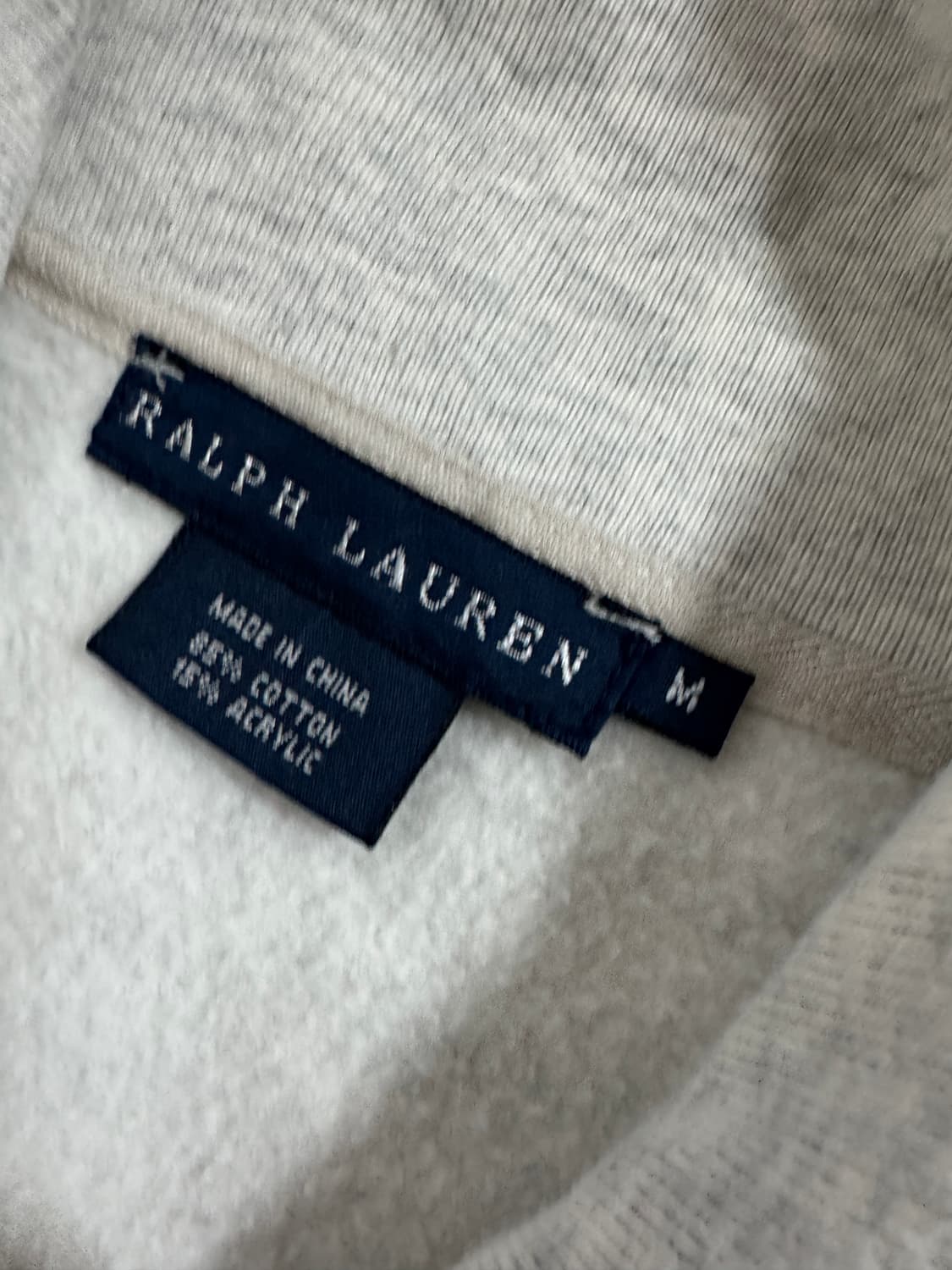 희귀!! 여성 폴로 랄프로렌 은사로고 기모 집업 크롭 자켓 s 상품이미지3