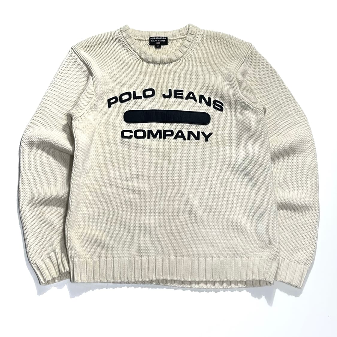 폴로 진스 스펠로고 헤비코튼 니트 상품이미지2