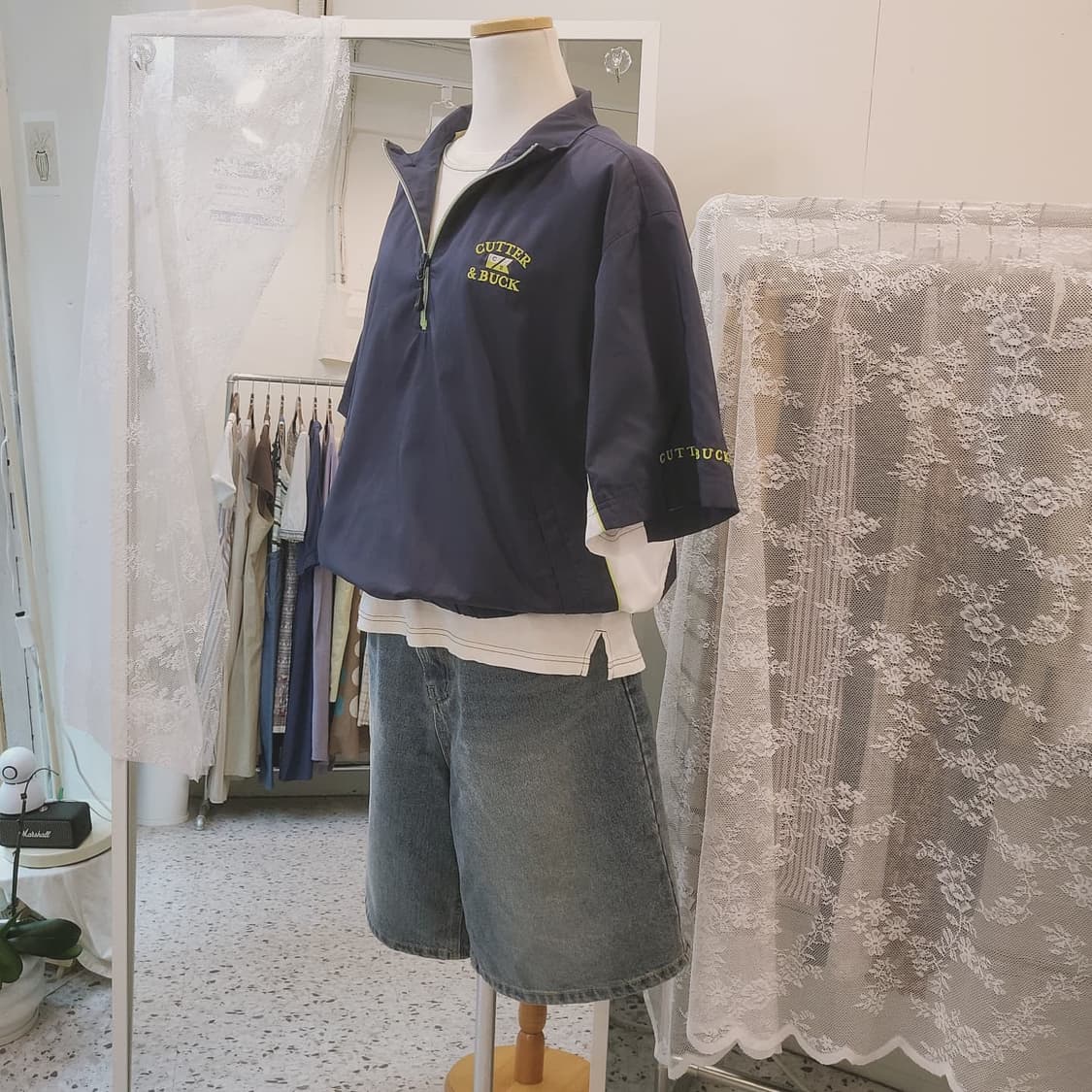 Cutter&buck 네이비 반팔 아노락 상품이미지8