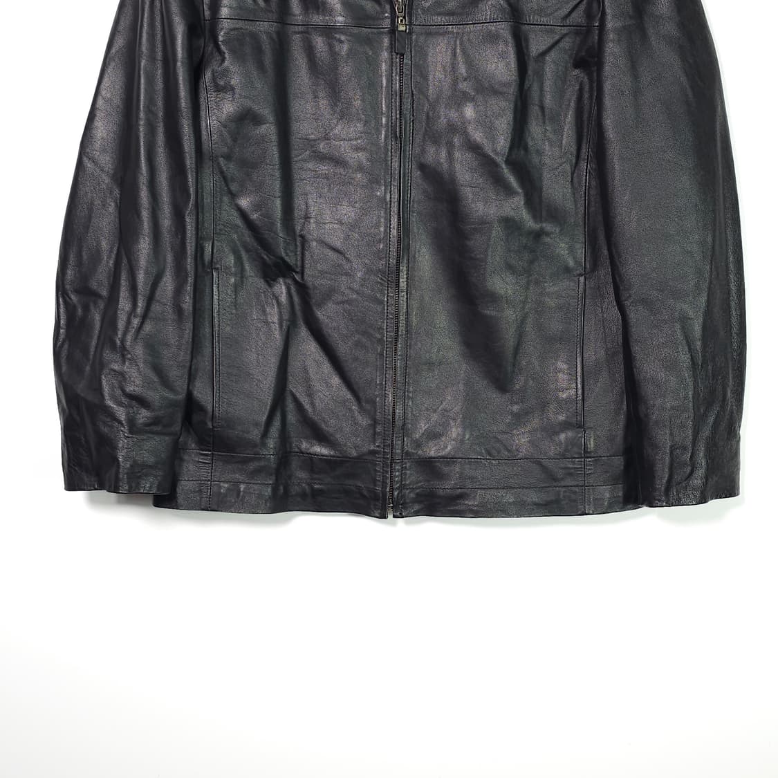 빈티지 양가죽 집업 자켓 L 상품이미지3