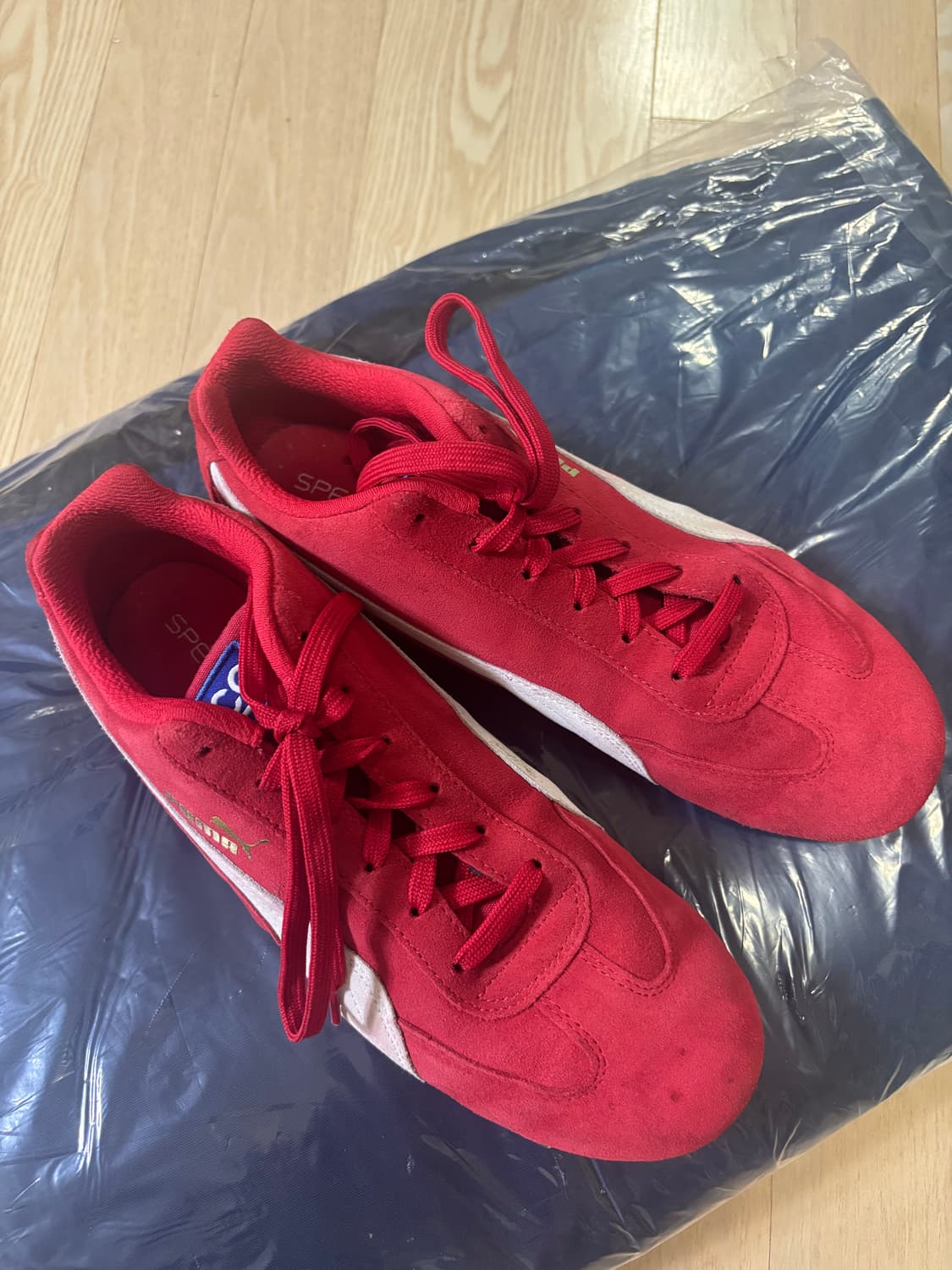 푸마 스피드캣 OG 스파르코 리본 레드 화이트 상품이미지1