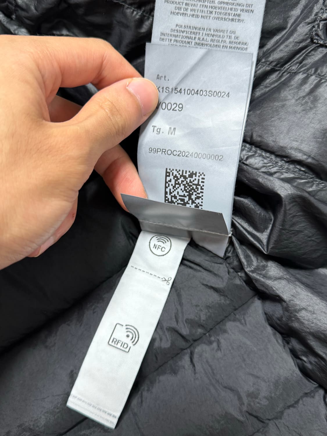 25SS 스톤아일랜드 룸우븐 체임버스 경량패딩 M 상품이미지6