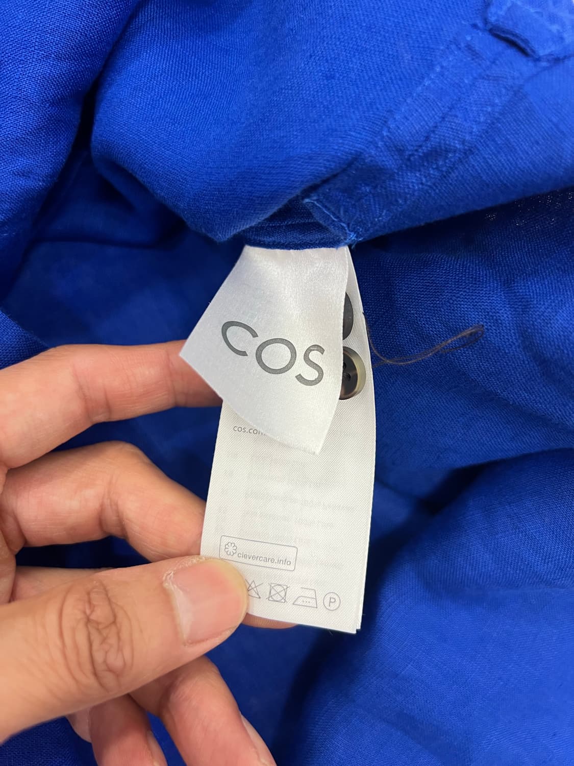 정품) COS 코스 남성 린넨 오버셔츠  상품이미지7