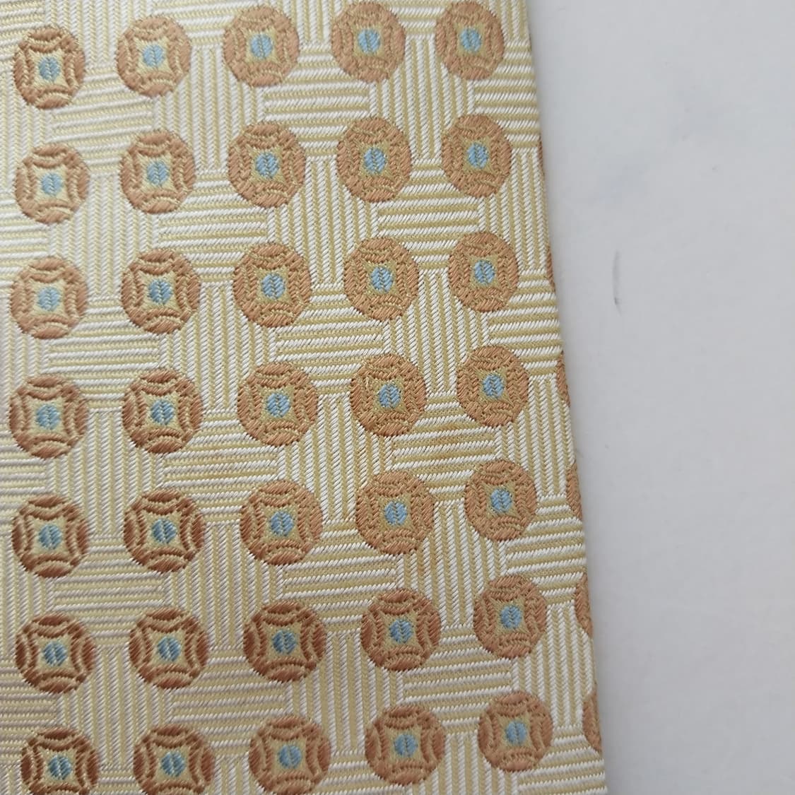 트루사르디 실크 레몬 패턴 넥타이 9.3cm A등급 K2601
 상품이미지10